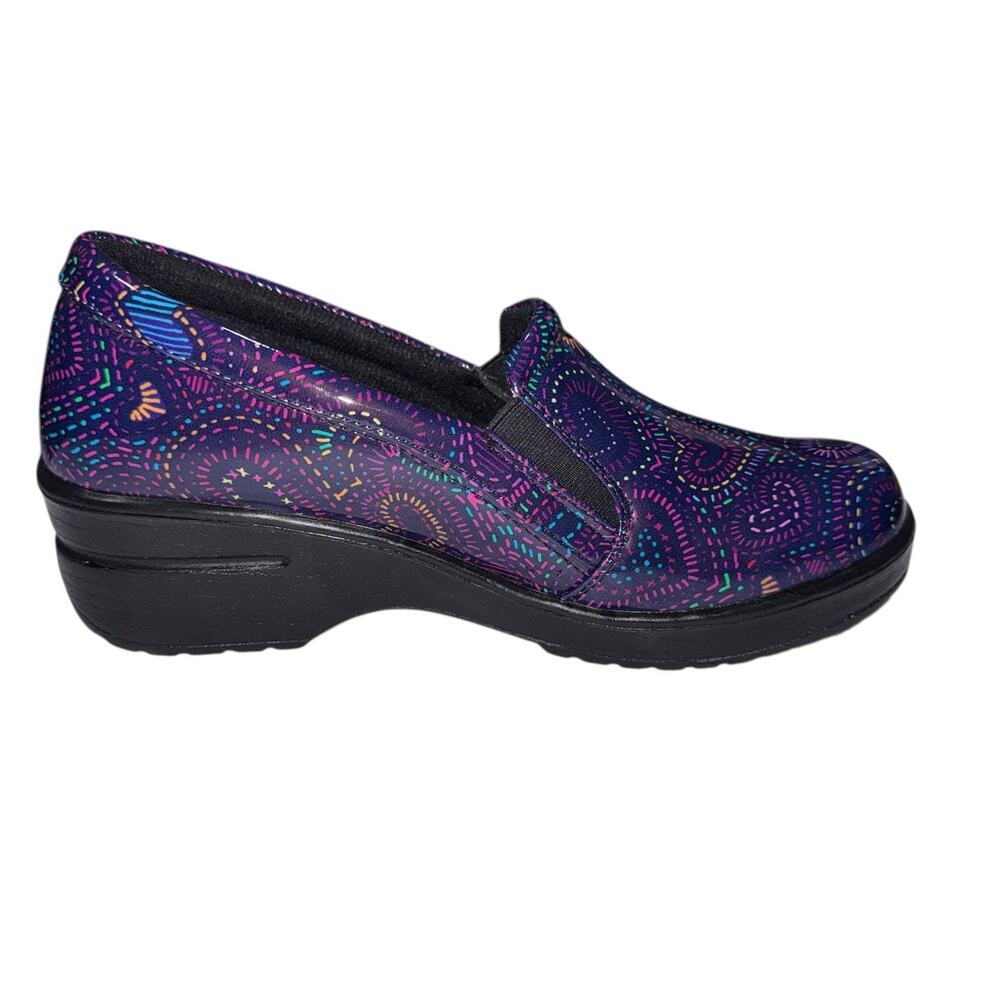Easy Works By Easy Street Leeza Purple Slip-On Clog Women's Size 9.5 M - Picture 8 of 16